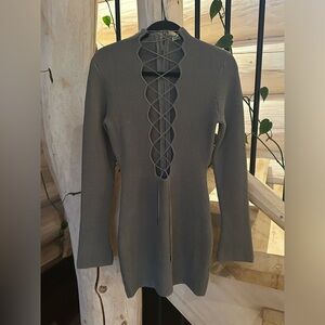 House of CB Jada Artichoke Dress - Medium